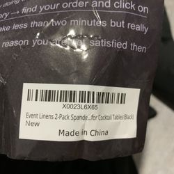 Cocktail Table Covers In Black