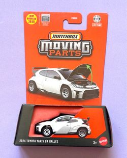 Hot wheels Matchbox moving parts 2024 Toyota Yaris GR Rally2