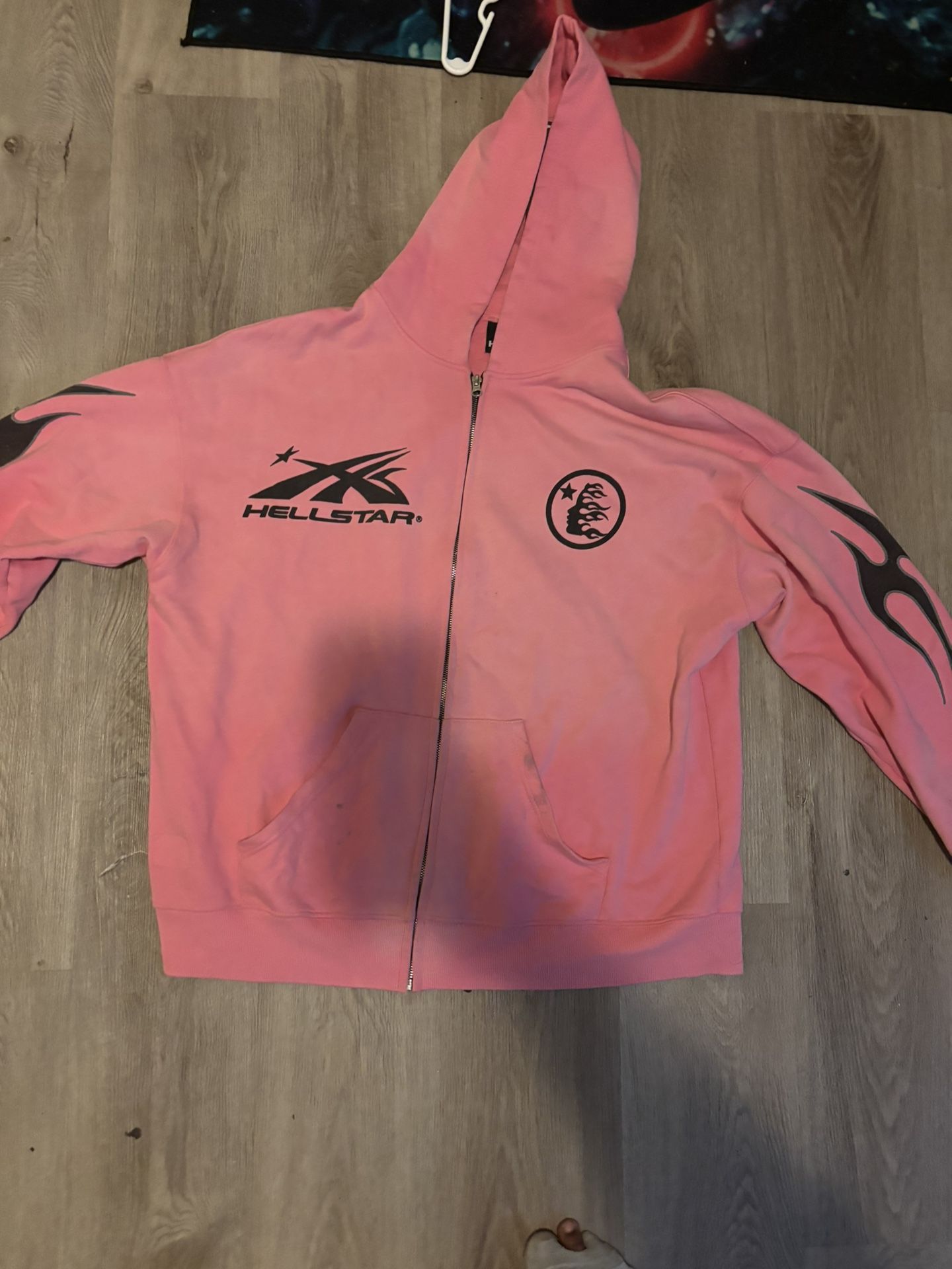 Pink Hellstar Jacket Brand New Size Xl