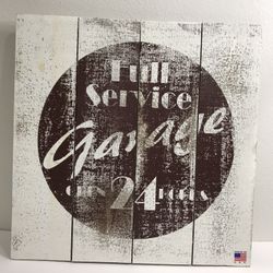 Wood Sign Home Decor Garage