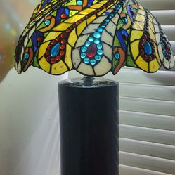Beautiful TIff Style Lamp & Base