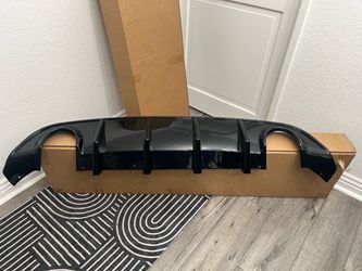 2015-2023 Dodge Charger SRT Rear Diffuser Glossy Black (New)