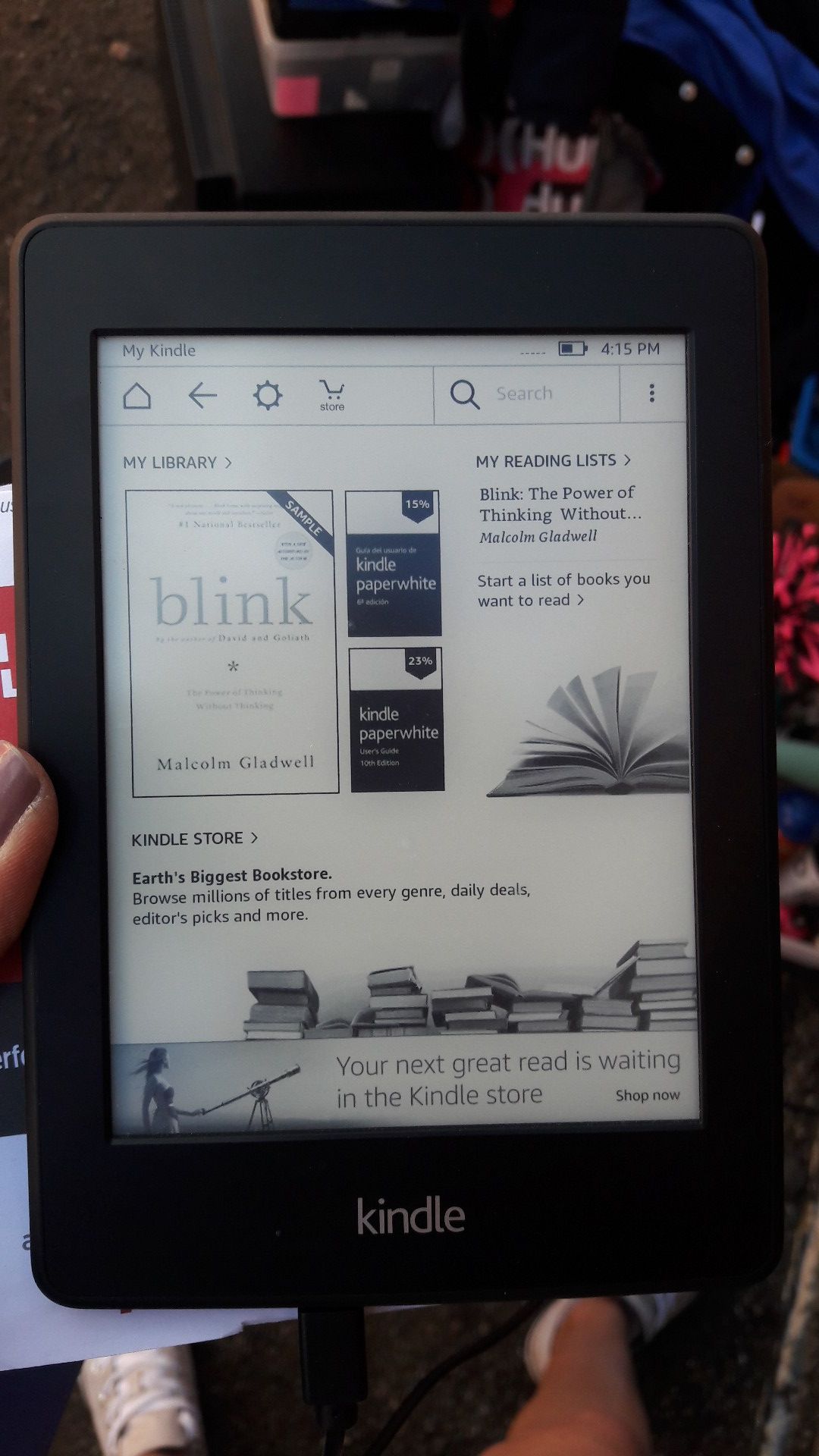 Kindle paper white