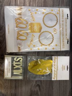 60th Birthday Decorations