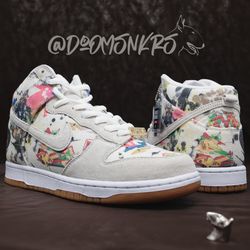 Size 9 - Supreme x Nike SB Dunk High “Rammellzee” - DoOMSNKRS