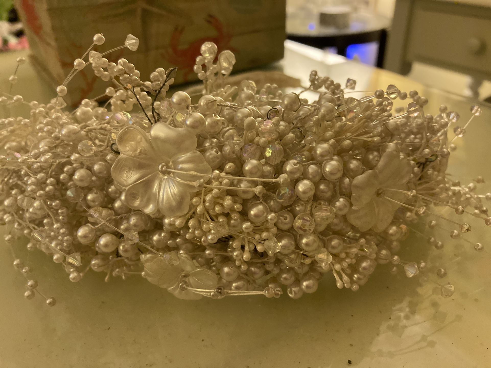 Vintage Hand Made Bridal Head Tiara 
