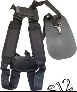 Universal Weed Eater / Brush Cutter Shoulder Harness with Hip Pad