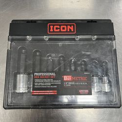 ICON Professional Hex Socket Set 