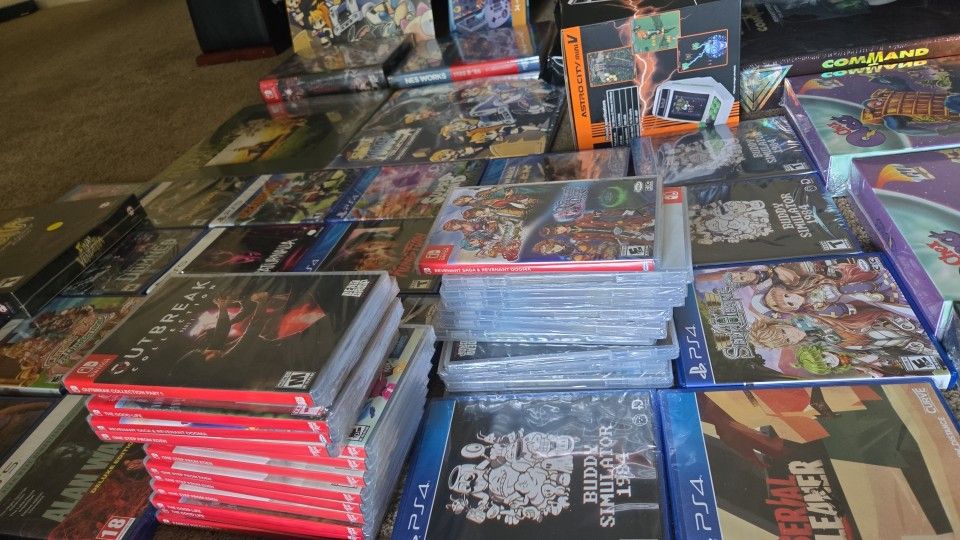 I sell all these games at a good price new with all their seals, unused