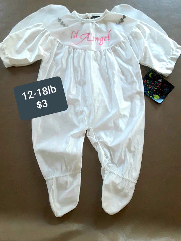 NWT Baby's ANGEL HALLOWEEN COSTUME (12-18 lbs.)