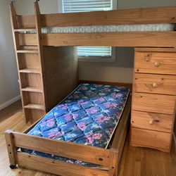 Bunk Bed With A Table