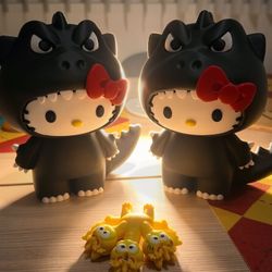 Hello Kitty Godzilla 16cm Big Toy