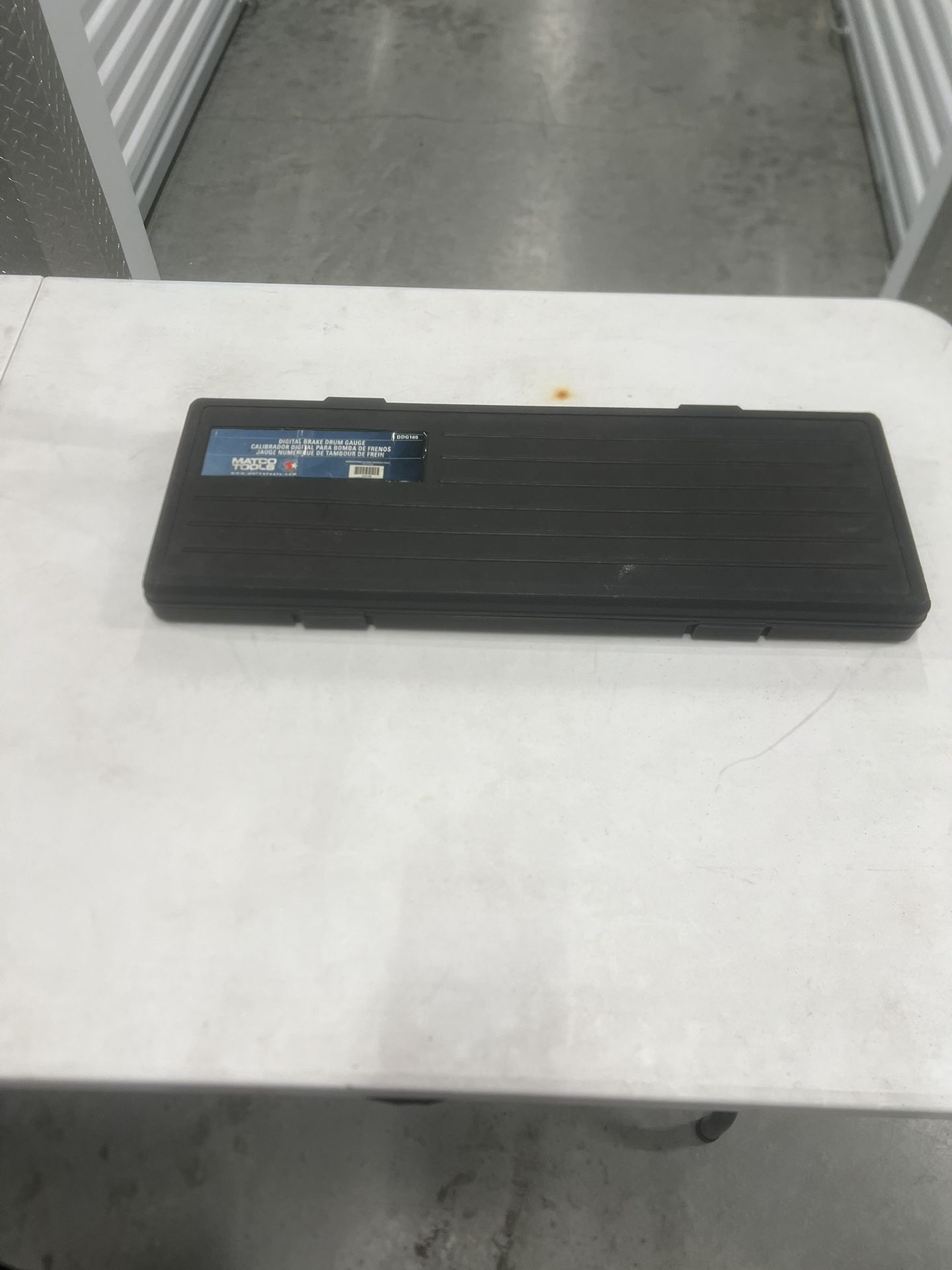 Matco Tools DDG165 Digital Electronic Brake Drum Gauge New Battery. Please note my battery went dead during the cleaning process so will include a bra