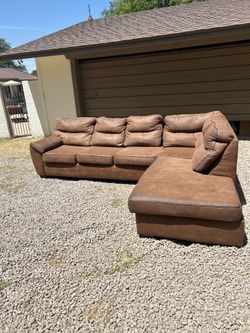 Brown sectional free delivery