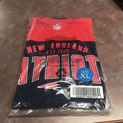 Patriots T Shirt Size XL