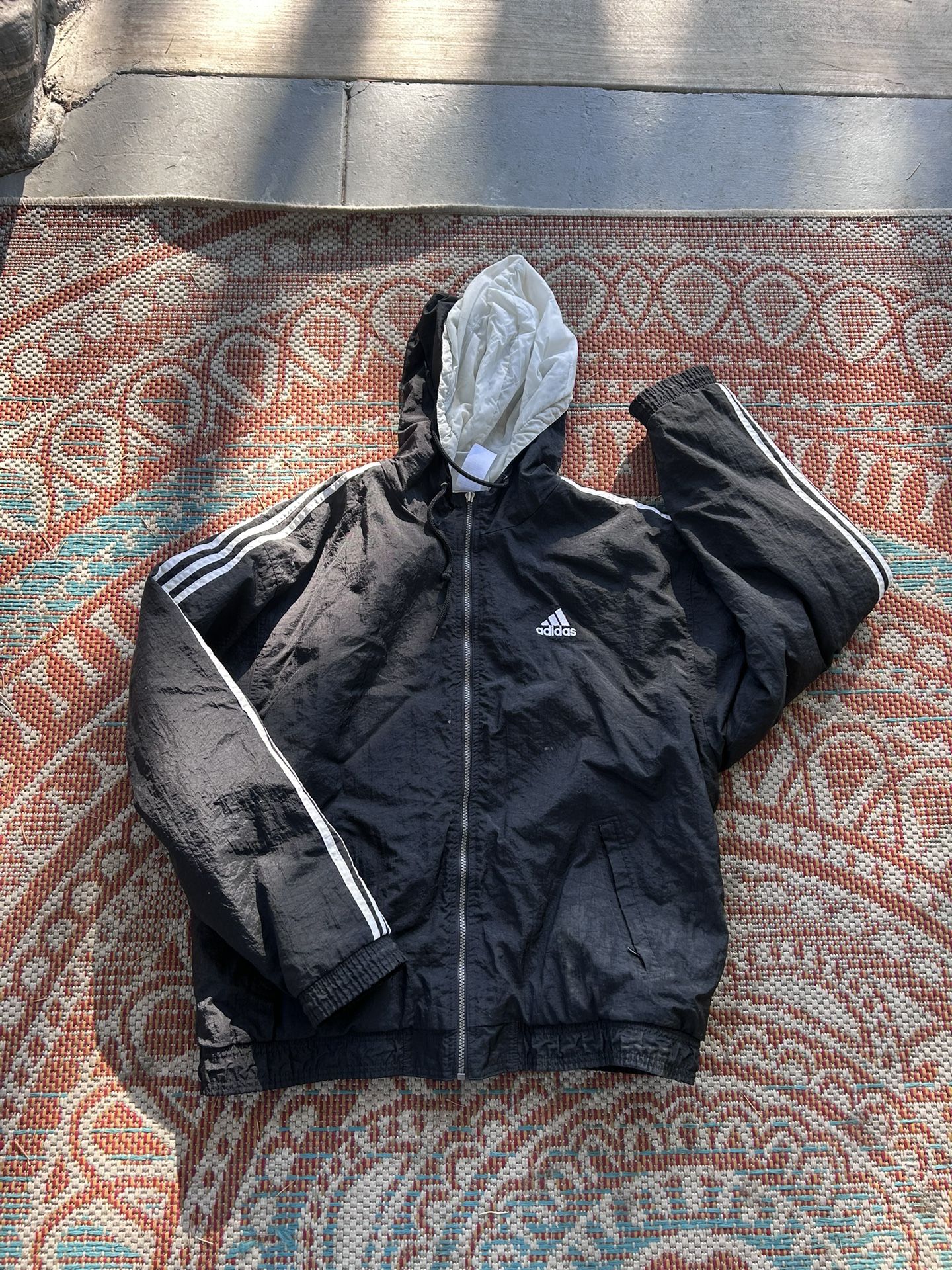 Vintage Adidas Mountain Logo Windbreaker Jacket