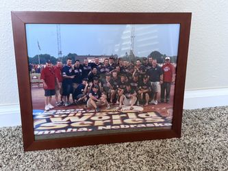 Framed Photo Of 2008 CWS Champions Fresno State