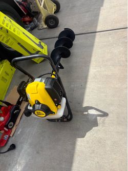 53cc 4-Cycle Gas Powered 1-Man Earth Auger with 8 in. Bit