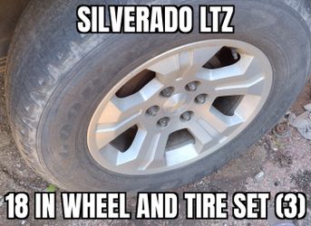 Silverado LTZ 18-in Wheel And Tire Set (3)
