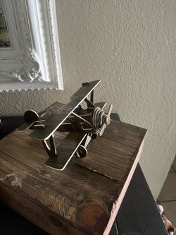 Wooden Airplane 3D Model Figurines (4) available