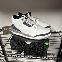 Size 11M & 10.5M - Jordan 3 Cement Grey 