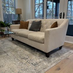 Living Room Couch — Ivory