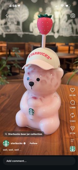 Starbucks bear cup