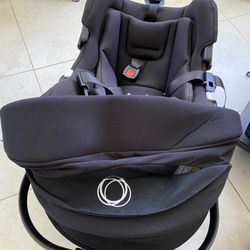 The Bugaboo Turtle One by Nina car seat with base