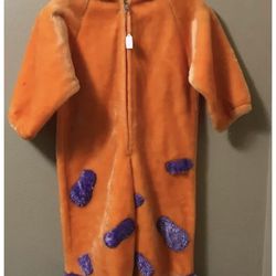 Chosun Faux Fur Orange Purple Monster Halloween Costume Kids Child Sz 3-5 M