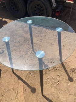 Small Glass dining table