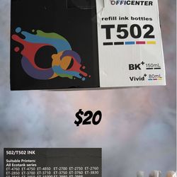 Refill Ink Bottles T502