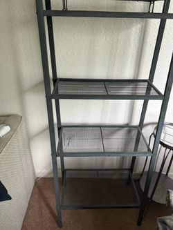 Ikea metal shelf