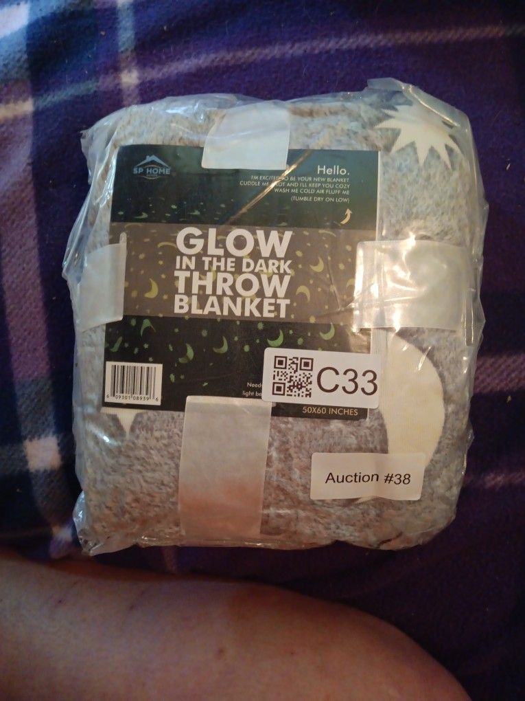 Glow In The Dark Throw Blanket