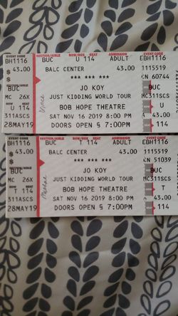 Jokoy Tickets