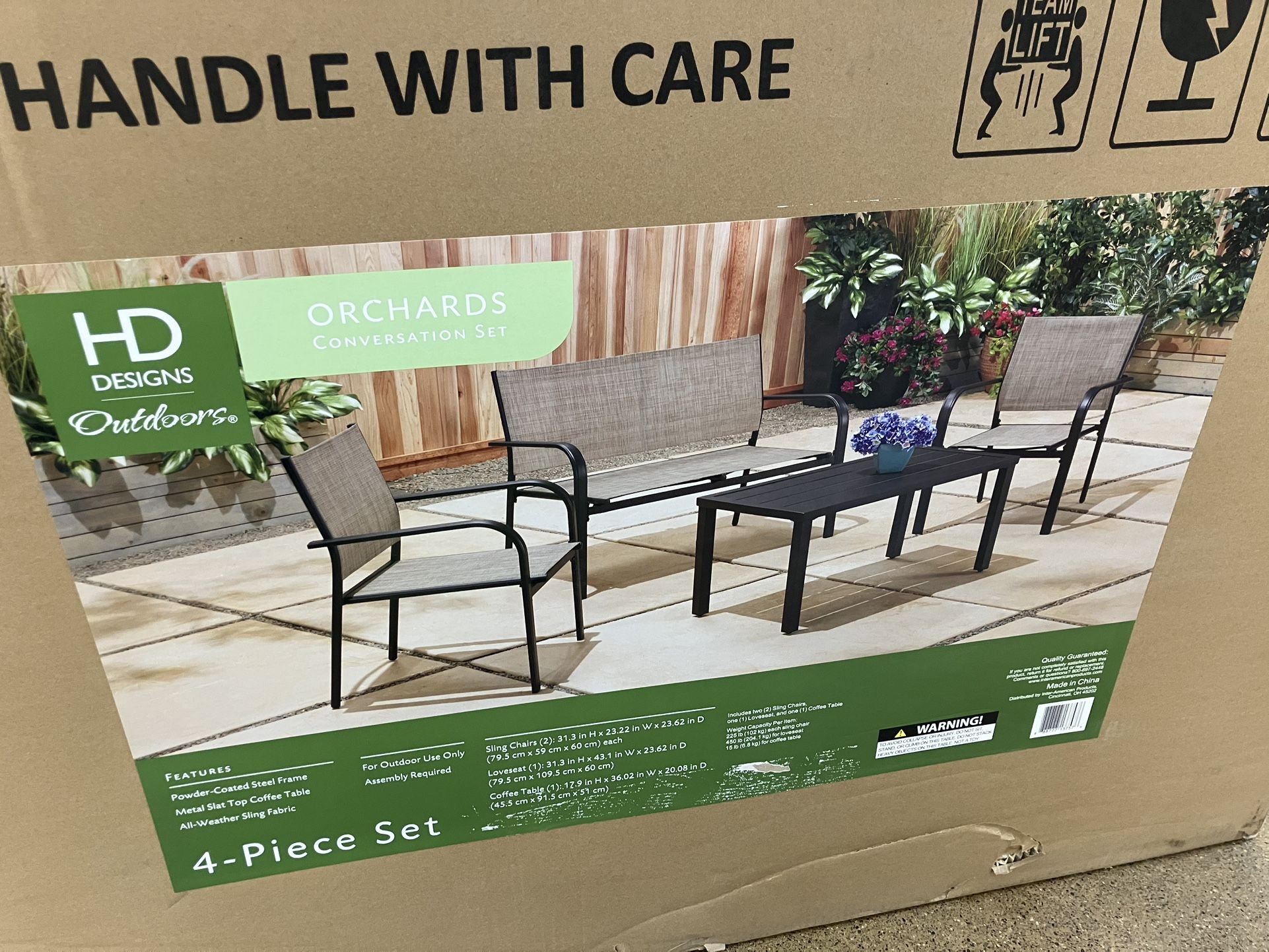 NEW Patio Furniture Set