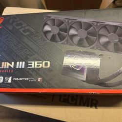 ASUS ROG Ryujin III 360 All-in-one Liquid CPU Cooler w/ 360mm Radiator, 3.5” Color LCD New in box