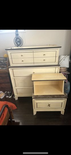 1960's Dresser With Matching Stand