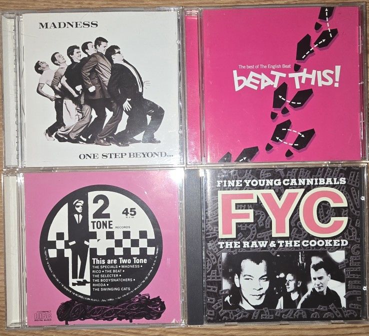 4 CD 80's LOT: This Are Two Tone/English Beat Young Cannibals/Madness SKA