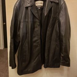 Men's Leather Jacket / Coat XL