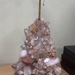 1940s Carole Stupell Quartz Rock Crystal Lamp antiques