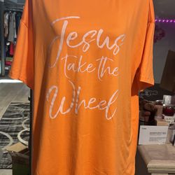 NWOT Jesus take the wheel T-shirt