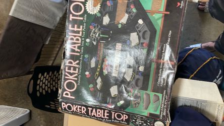 Poker table top