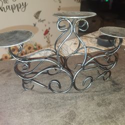 Iron PILLAR CANDLE HOLDER