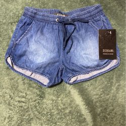 jean-like shorts