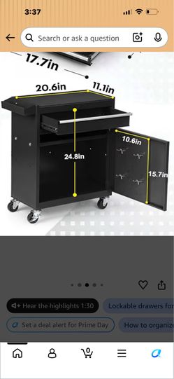 Dawmilon Rolling Tool Cabinet