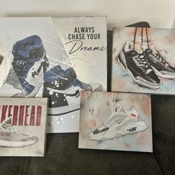 Sneaker Canvas Set Art