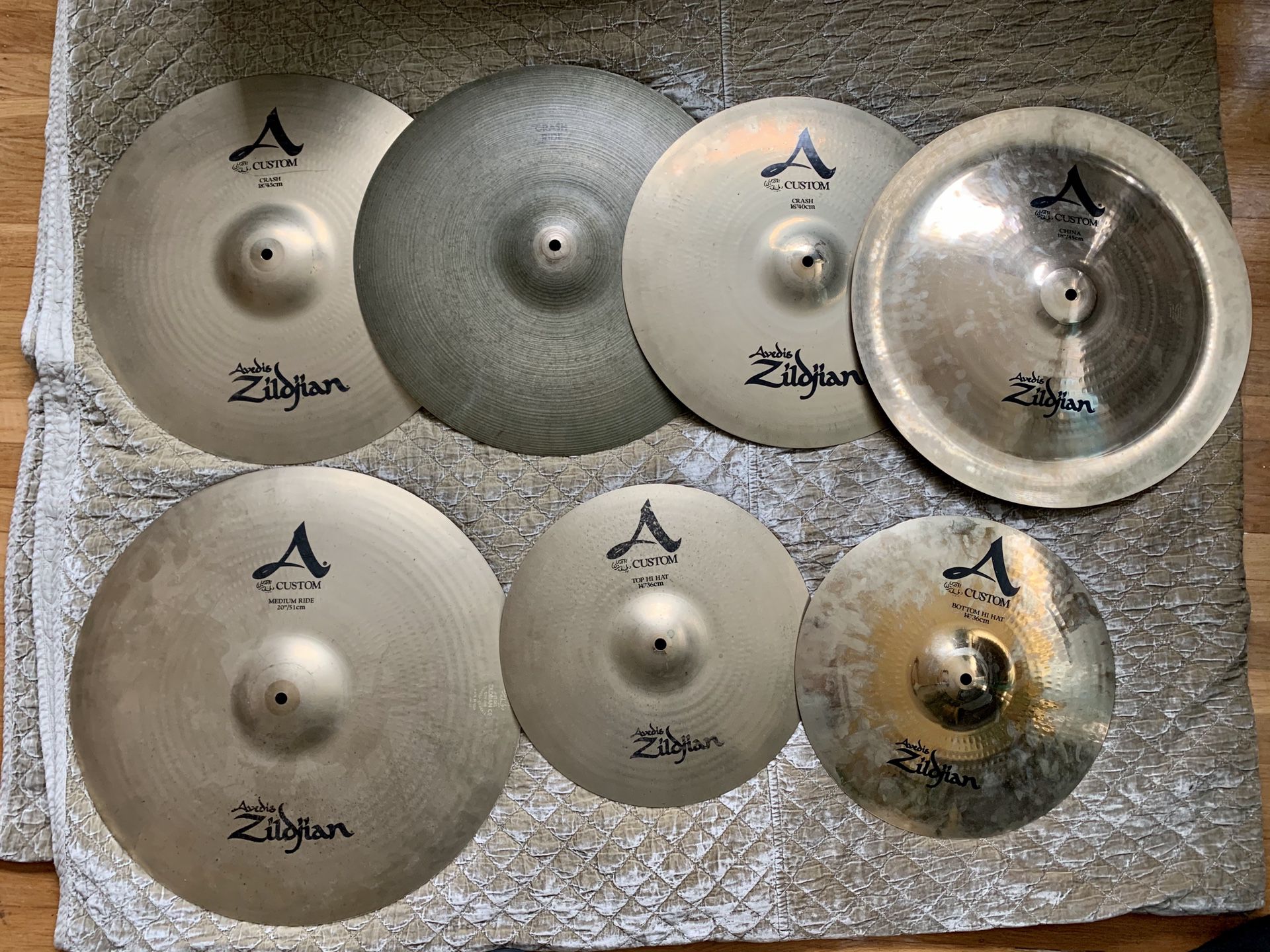 Zildjian A Custom Cymbals + Extras