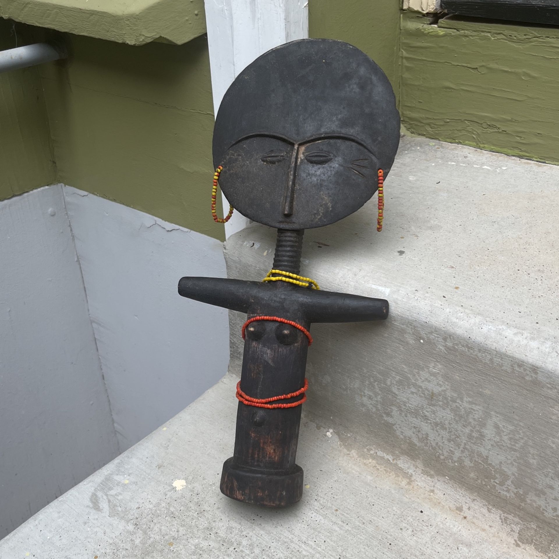 Antique Wooden Fertility Doll