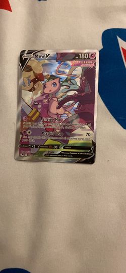 Mew V (alternate full art) fusion strike Pokémon