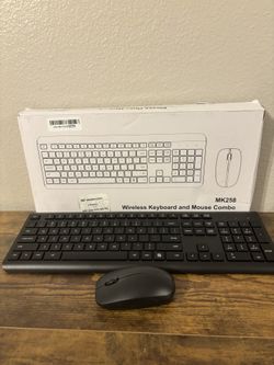 Wireless Keyboard And Mouse Combo MK258 Black